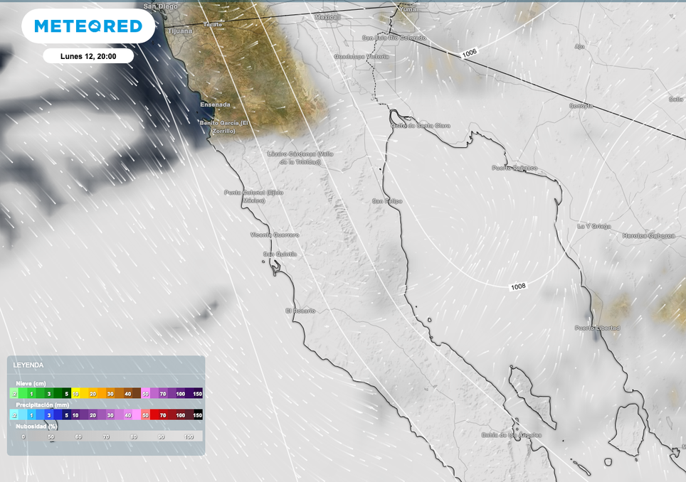 El tiempo en Mexicali, Tijuana y Baja California 12 de mayo: nueva masa de aire y frente generan rachas de hasta 70 km/h. Noticias en tiempo real