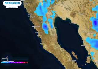 El tiempo en Mexicali, Tijuana y Baja California, 13 de agosto: calor, rachas de 60 km/h y aguaceros aislados