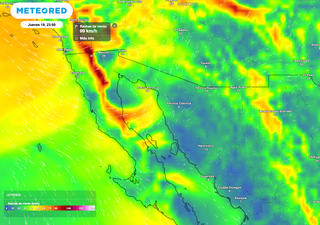 El tiempo en Mexicali, Tijuana y Baja California, 19 de febrero: vientos intensos nieve y aguaceros 