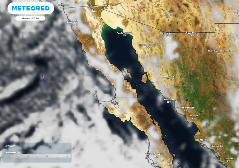 El tiempo en Mexicali, Tijuana y Baja California, 20 de septiembre: lluvias al noroeste, rachas de 60 km/h y nieblas