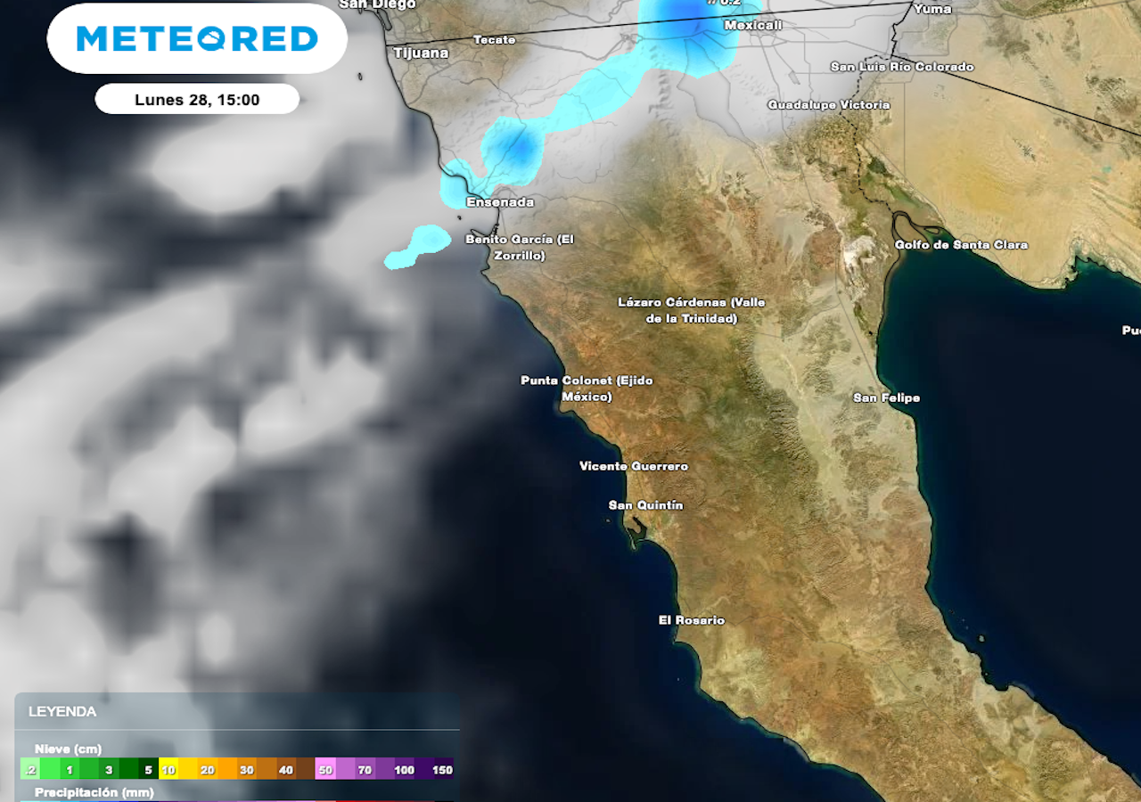 cold, gusts of up to 80 km/h, fog and isolated rain