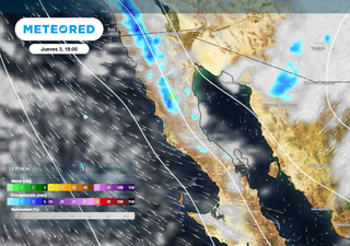 El tiempo en Mexicali, Tijuana y Baja California 3 de abril: rachas de 60 km/h, lluvias, nieve en la sierra y nieblas