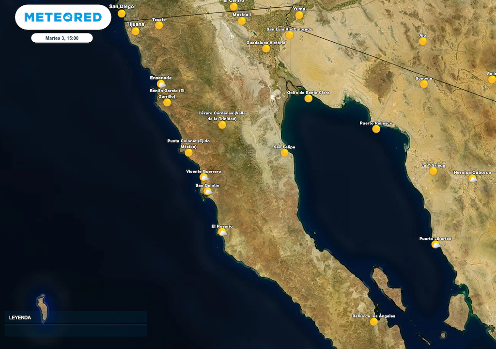 Baja California pronóstico