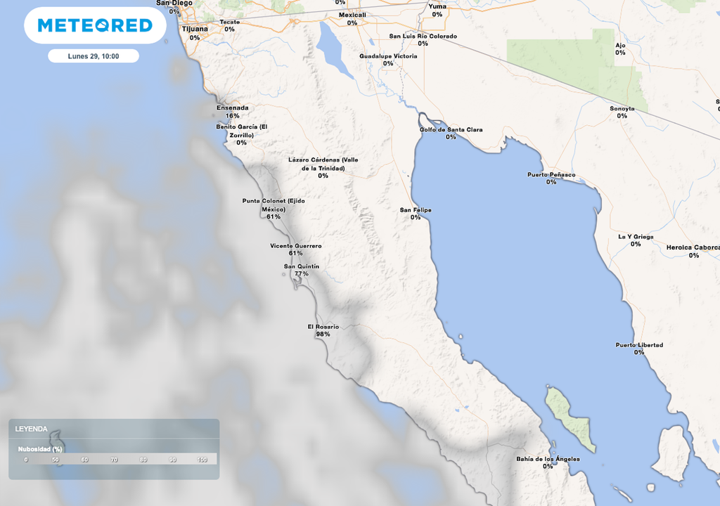 Pronóstico de nubosidad