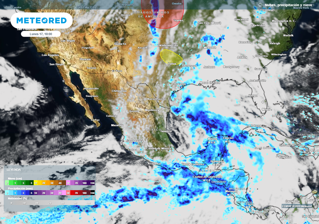 Sistemas inestables con temporal lluvioso en México Sistemas inestables con temporal lluvioso en México