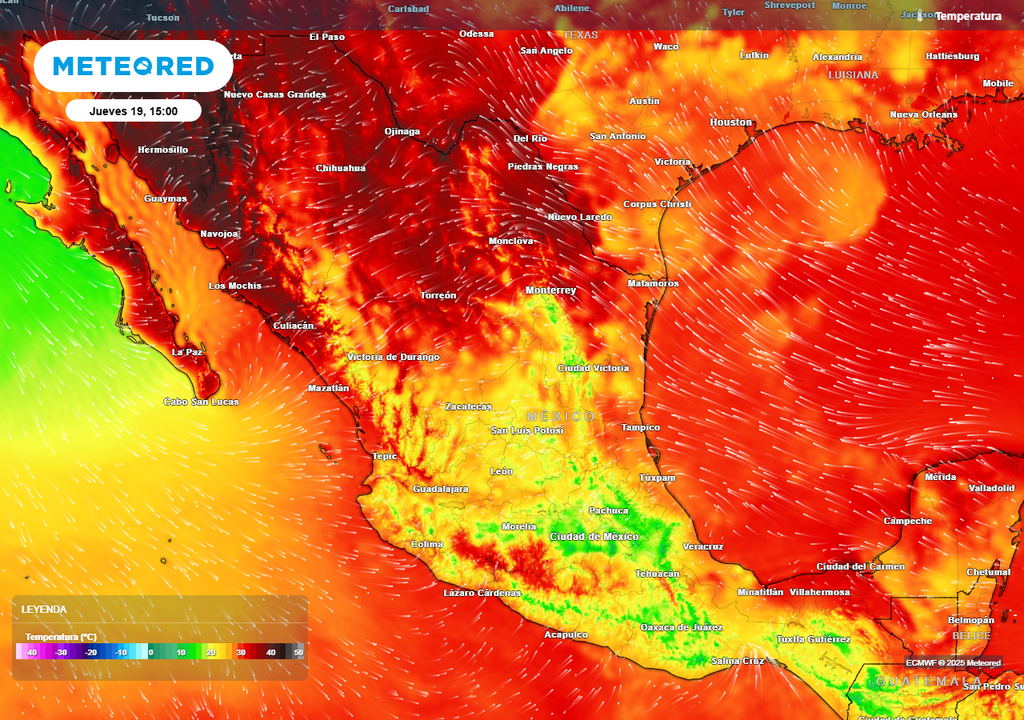 Pronóstico de temperaturas en grados Celsius Pronóstico de temperaturas en grados Celsius