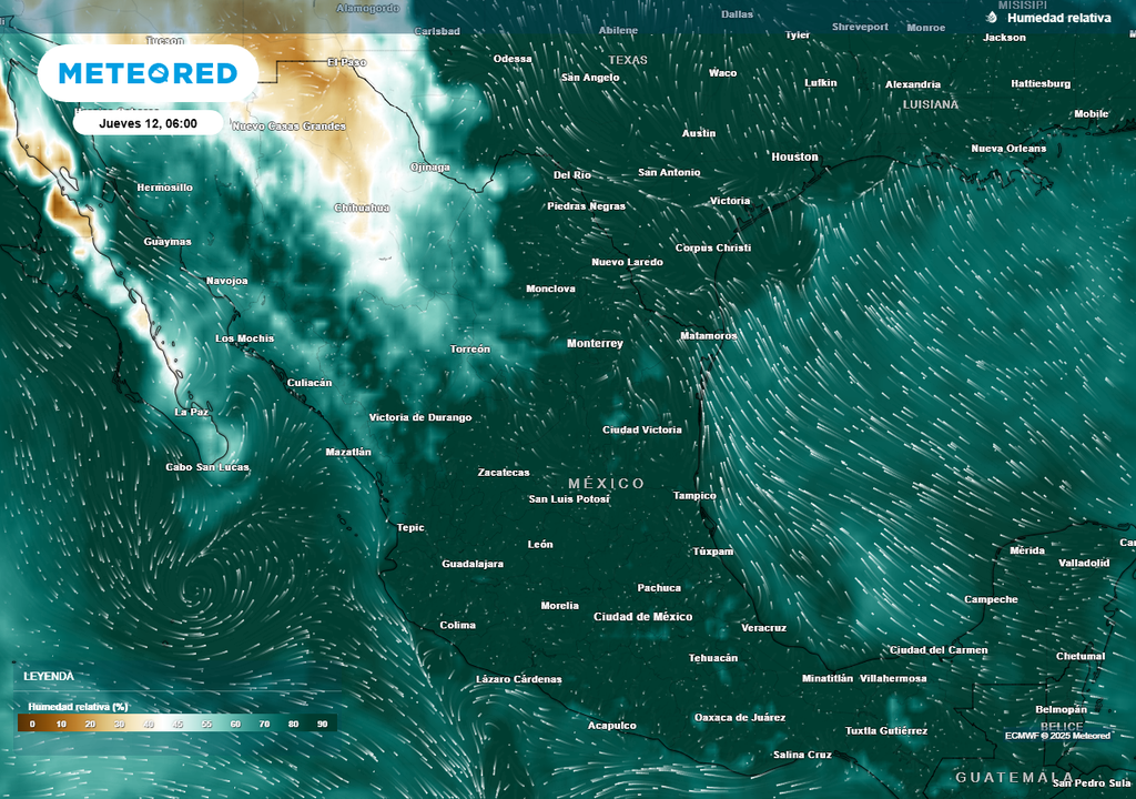 Pronóstico de humedad relativa Pronóstico de humedad relativa