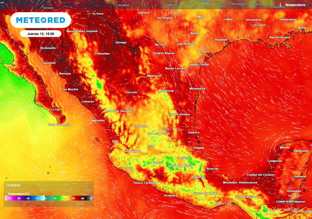 Pronóstico de temperaturas en grados Celsius Pronóstico de temperaturas en grados Celsius