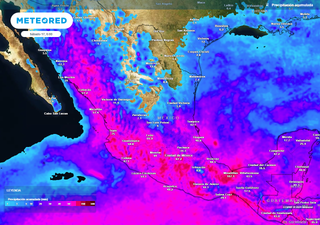 El tiempo en México esta semana: benditas lluvias fuertes típicas de agosto, continuando calurosa la región norte