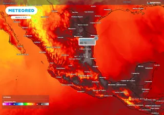 El tiempo en México esta semana: calor extremo mayor a 45 °C, arribando nuevo frente frío con fuertes tormentas