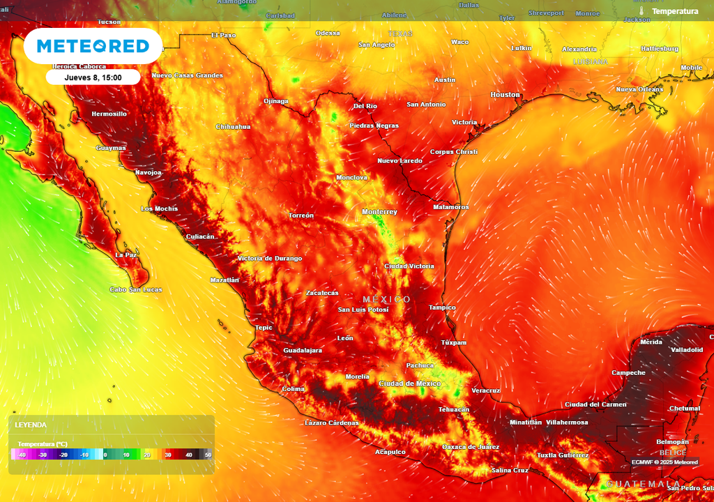 Pronóstico de temperaturas en grados Celsius Pronóstico de temperaturas en grados Celsius