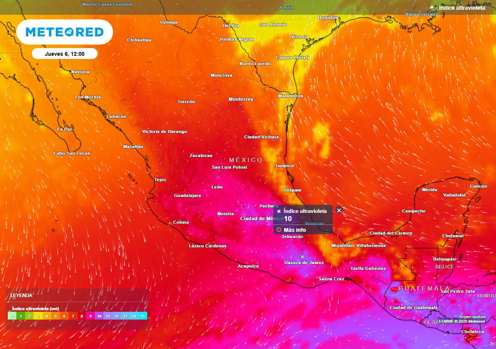 Pronóstico del Índice Ultravioleta Pronóstico del Índice Ultravioleta