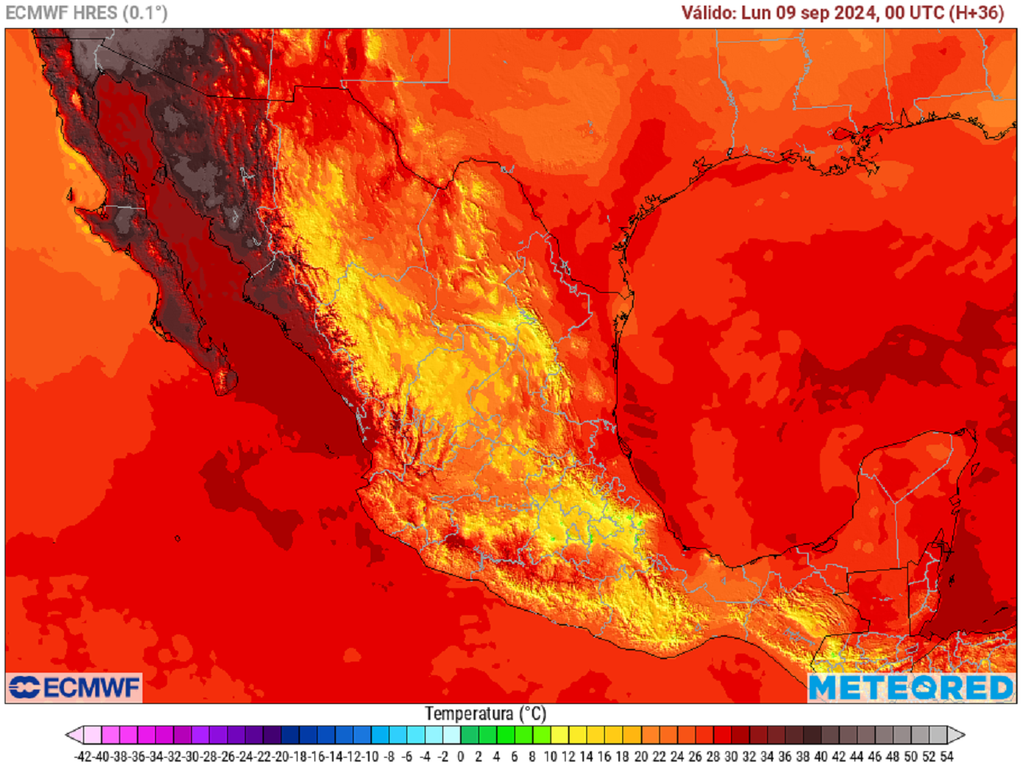 Pronóstico de temperaturas en grados Celsius Pronóstico de temperaturas en grados Celsius