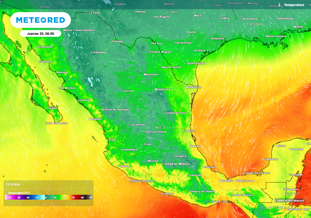 Pronóstico de temperaturas en grados Celsius Pronóstico de temperaturas en grados Celsius