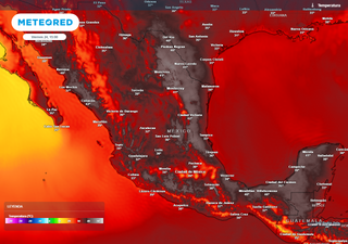 El tiempo en México esta semana entre tormentas dispersas, granizadas y posible nueva ola de calor hasta de 49 °C