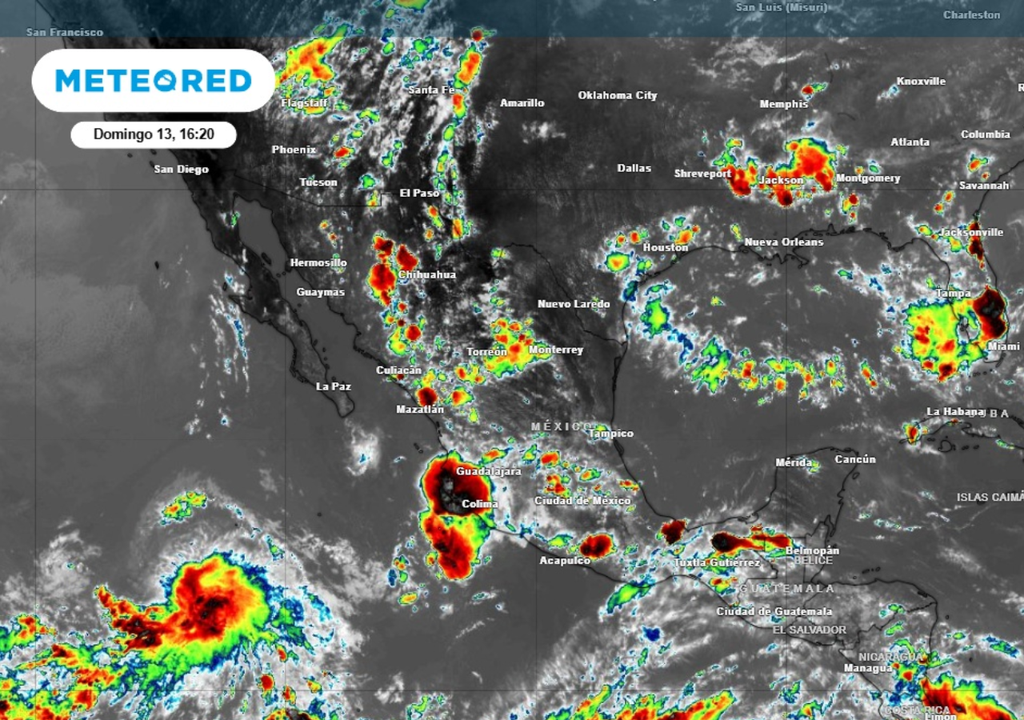 Tormentas para estas fiestas patrias en varios estados de México.