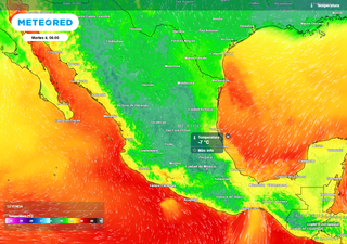 El tiempo en México esta semana: frío nocturno y heladas dominarán por aire polar contrastando con humedad tropical