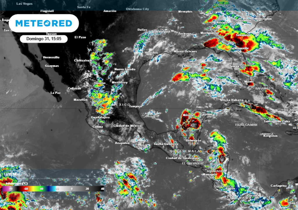 La combinación de diversos sistemas meteorológicos propiciará más tormenta en varios estados de México.