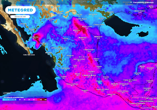 El tiempo en México esta semana: intensas lluvias benéficas por sistemas tropicales, acercándose nuevos frentes fríos