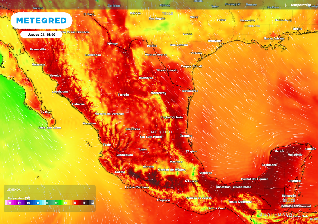Pronóstico de temperaturas en grados Celsius Pronóstico de temperaturas en grados Celsius