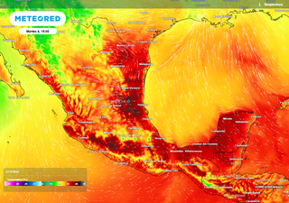 El tiempo en México esta semana: intenso calorón dominará rondando los 45 °C, pero llegarán 3 frentes fríos a salvarnos