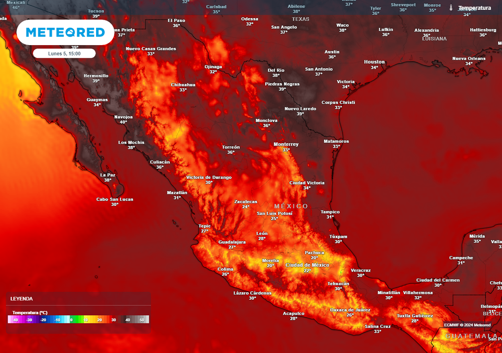 Calor veraniego en México
