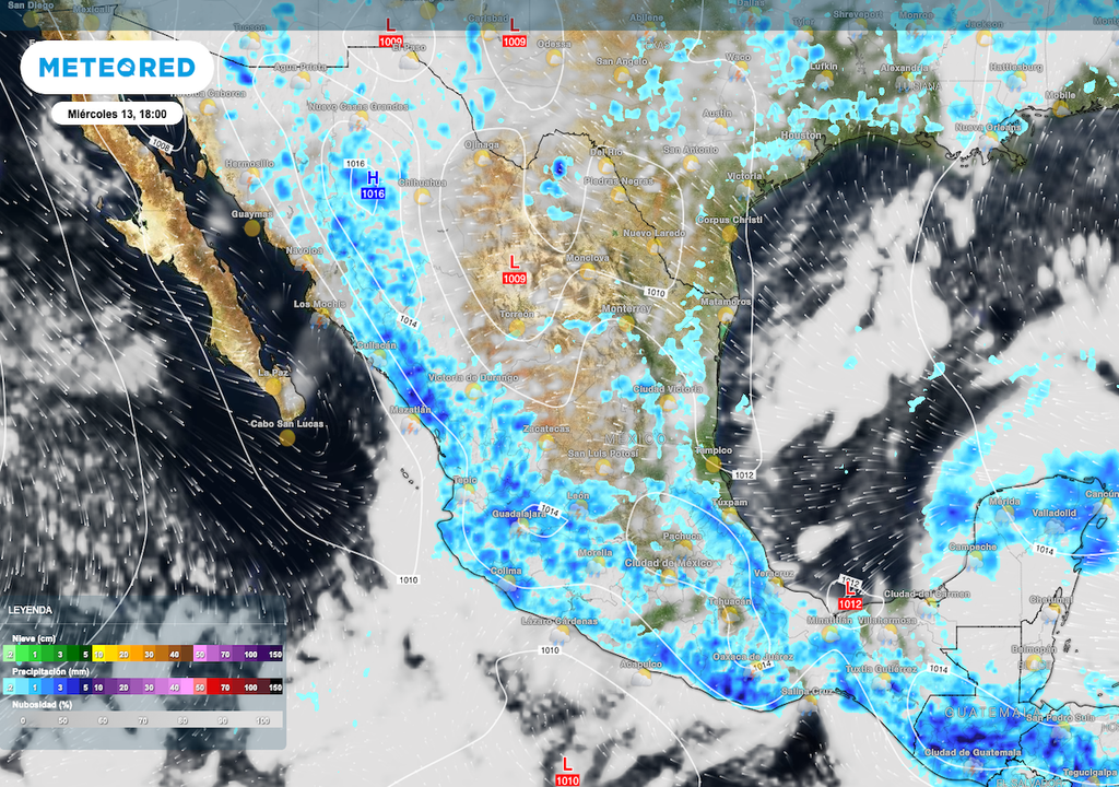 Precipitación 13 de agosto
