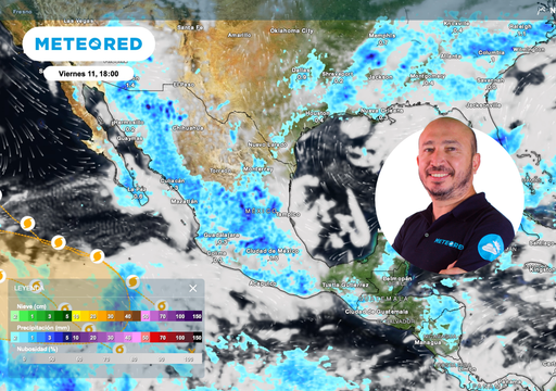 El tiempo en M&eacute;xico esta semana: Lluvias intensas por el persistente monz&oacute;n mexicano y m&aacute;s ondas tropicales en camino