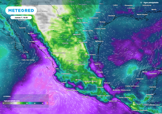 El tiempo en México esta semana: lluvias intensas y frescor por posible ciclón, contrastando con calorón del norte