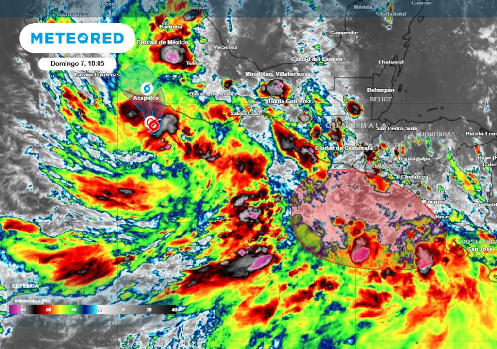Ciclón La tormenta tropical "Boris" podría surgir en las próximas horas, rumbo al estado de Guerrero.