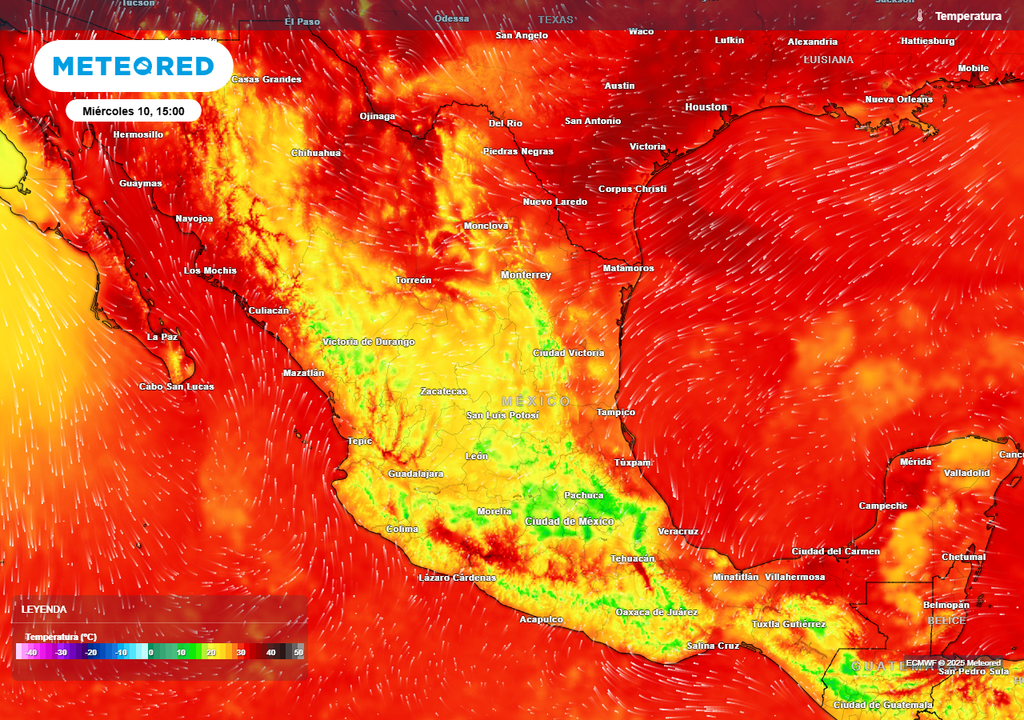 Pronóstico de temperaturas en grados Celsius Pronóstico de temperaturas en grados Celsius