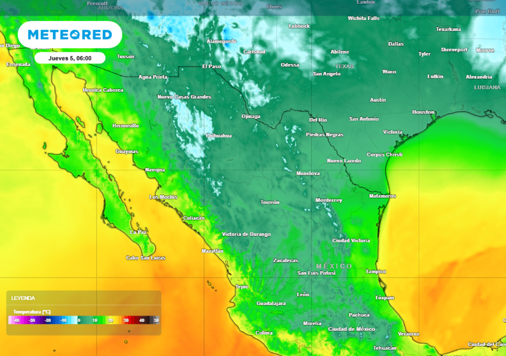 Temperaturas de hasta -15 °C se estarán presentando esta semana.