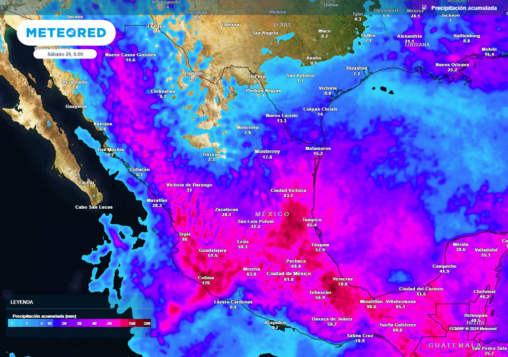 La semana iniciará con fuertes tormentas