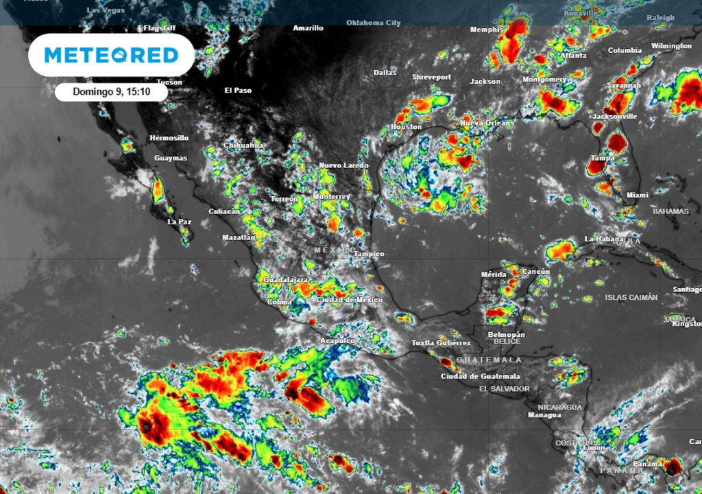 Esta segunda semana de Agosto también será particularmente lluviosa en México.