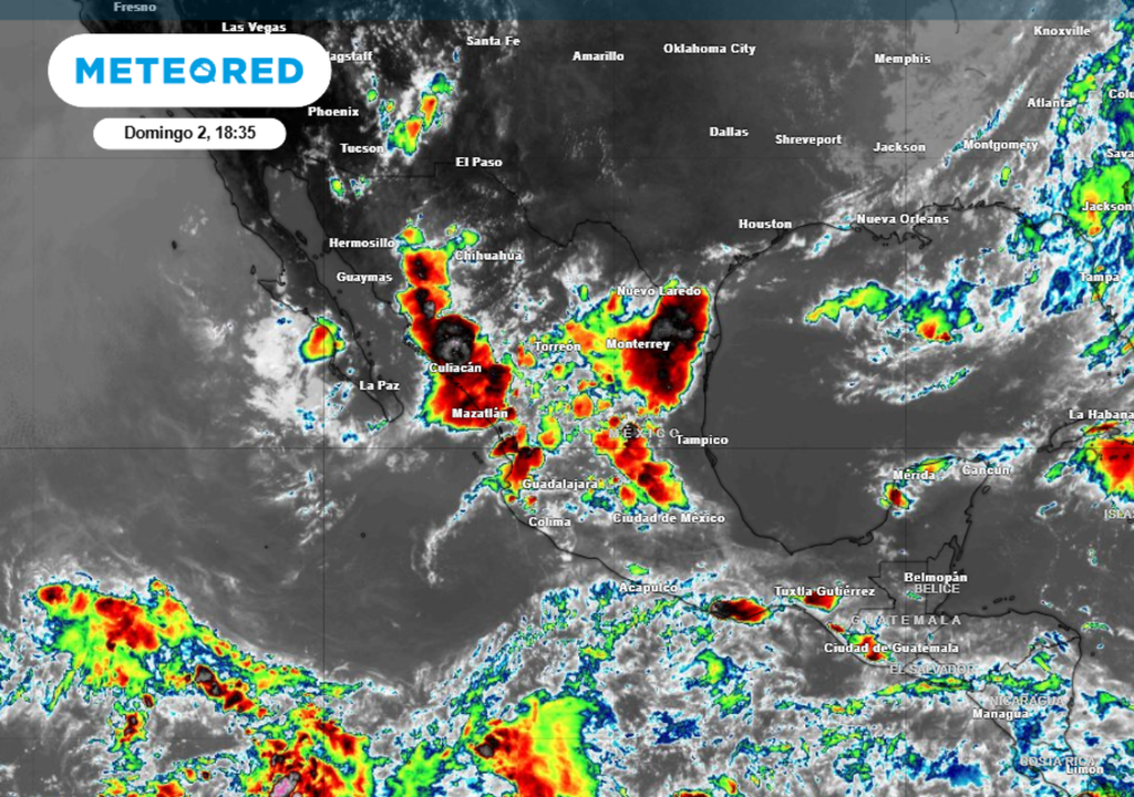 Tormentas La llegada de más ondas tropicales a México, reforzará el potencial de lluvias en nuestro país.