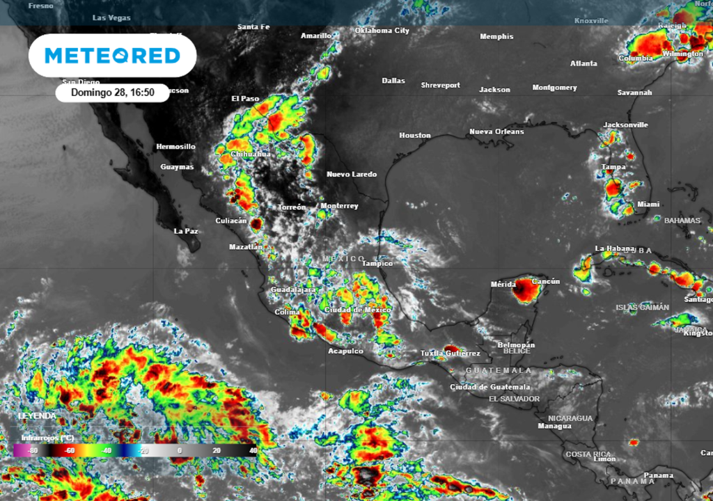 El mes de julio en México inicia con tormentas y posible caída de granizo en varios estados.