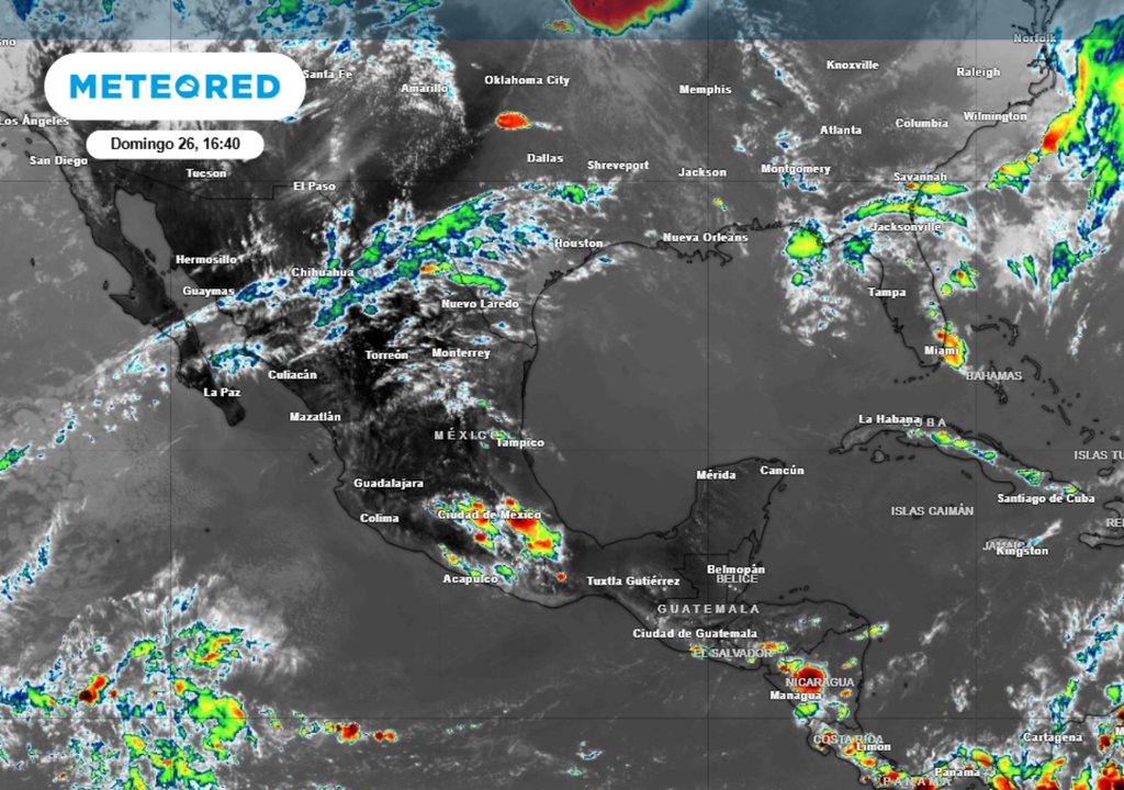 Con todo y el calor extremo, podrían presentarse algunas tormentas eléctricas y granizadas en México.