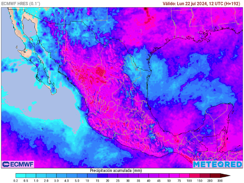 Posible temporal lluvioso hacia el fin de semana