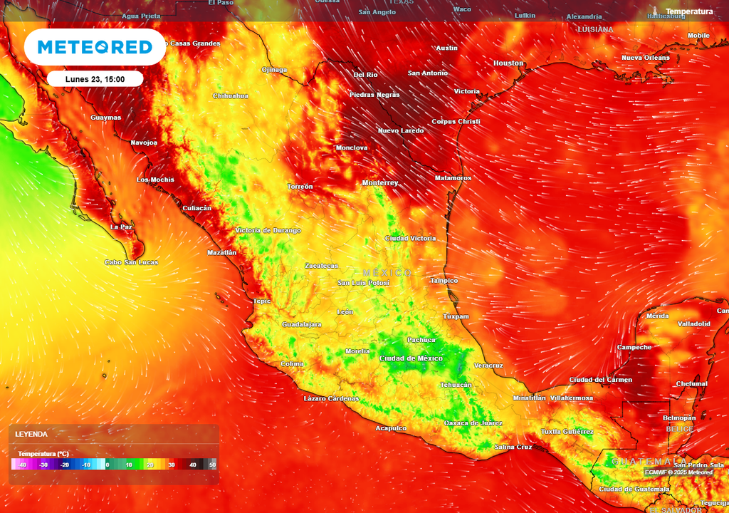 Pronóstico de temperaturas en grados Celsius Pronóstico de temperaturas en grados Celsius