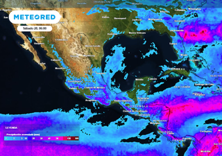 El tiempo en M&eacute;xico esta semana: tormentas el&eacute;ctricas dispersas y calor extremo