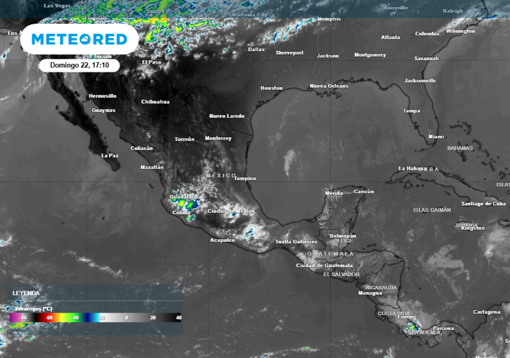 Las temperaturas seguirán alcanzando entre 40 a 45 °C en varios estados de México. También podrían presentarse algunas tormentas.