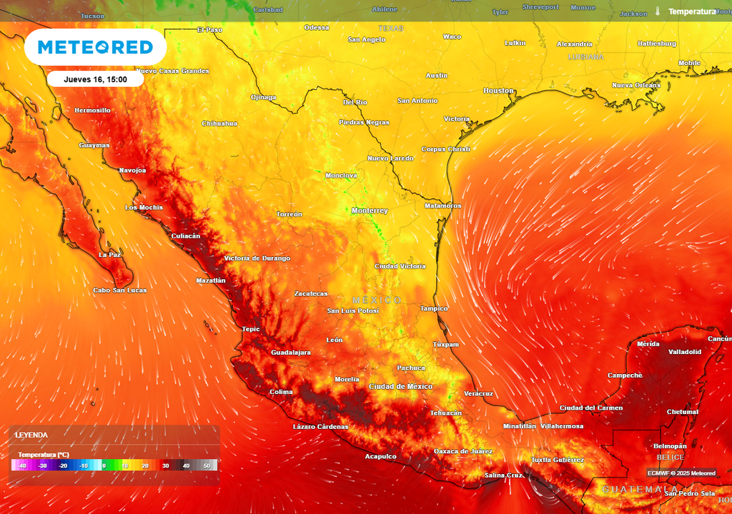 Pronóstico de temperaturas en grados Celsius Pronóstico de temperaturas en grados Celsius