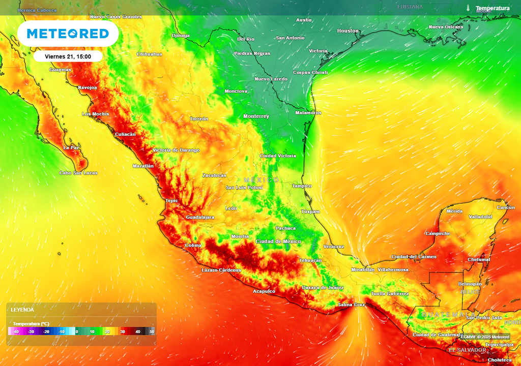 Pronóstico de temperaturas en grados Celsius Pronóstico de temperaturas en grados Celsius