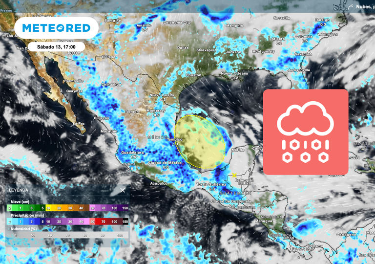 El tiempo en M&eacute;xico este fin de semana: habr&aacute; lluvias intensas debido a una baja presi&oacute;n con potencial cicl&oacute;nico