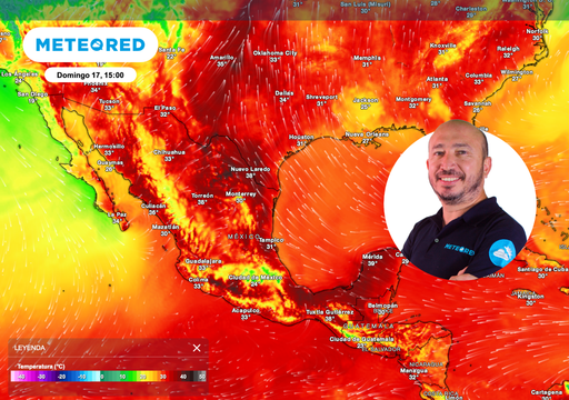 El tiempo en M&eacute;xico este fin de semana: calor de m&aacute;s de 40 &deg;C y tormentas el&eacute;ctricas dispersas
