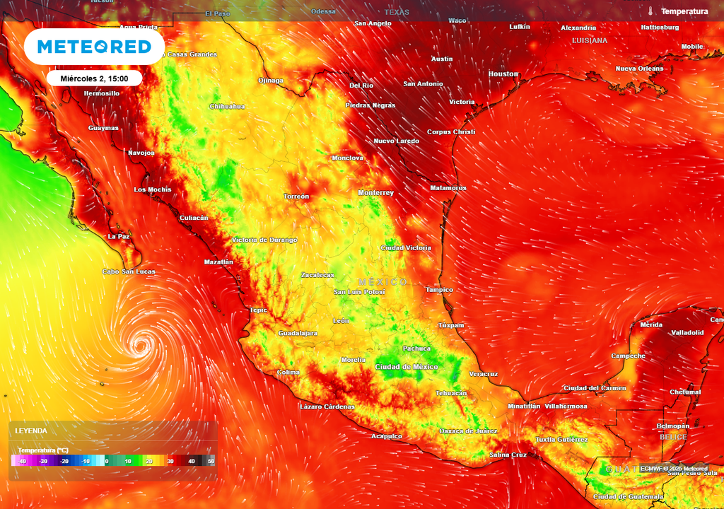 Pronóstico de temperaturas en grados Celsius Pronóstico de temperaturas en grados Celsius