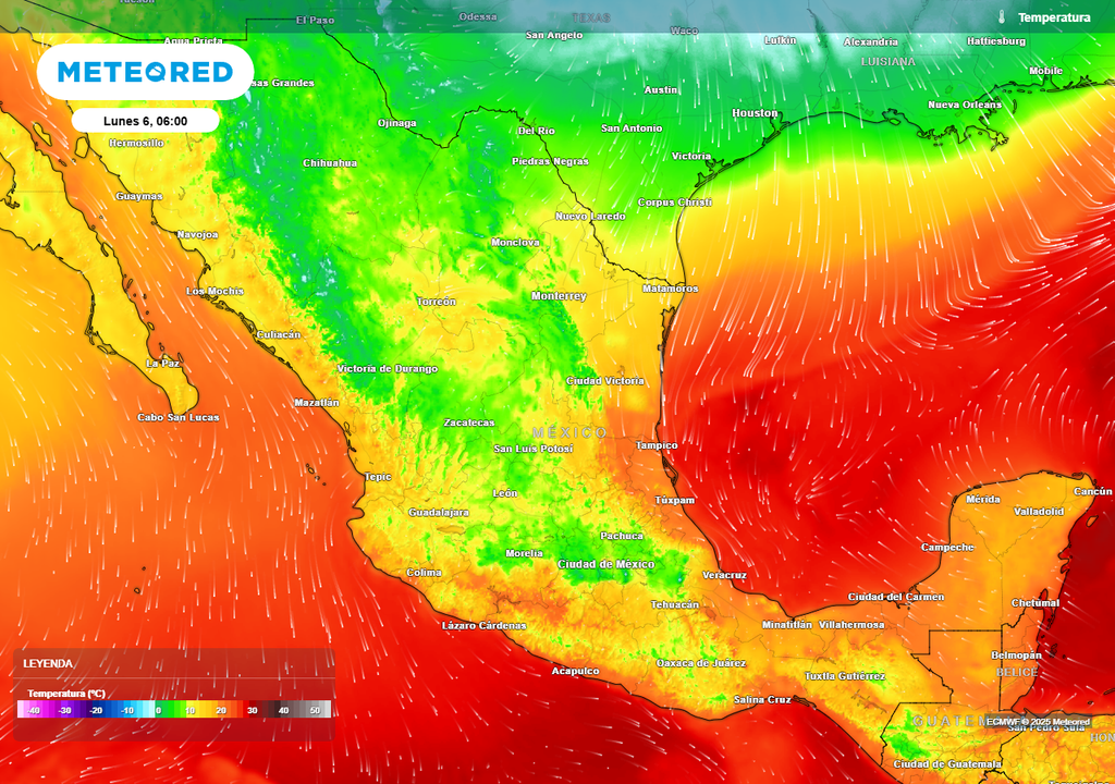 Pronóstico de temperaturas en grados Celsius Pronóstico de temperaturas en grados Celsius