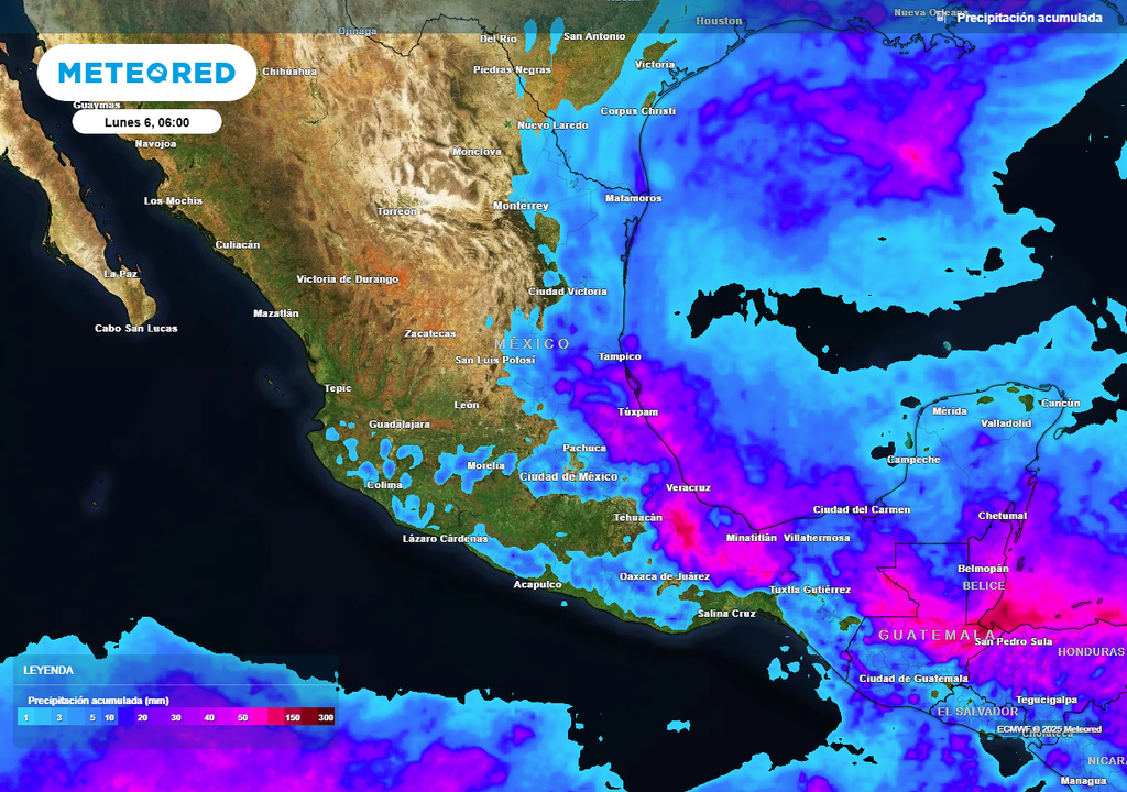 Pronóstico de precipitaciones en milímetros Pronóstico de precipitaciones en milímetros