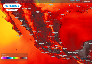El tiempo en México este fin de semana: finaliza la ola de calor por frente frío 50, pero seguirán valores de 40 °C