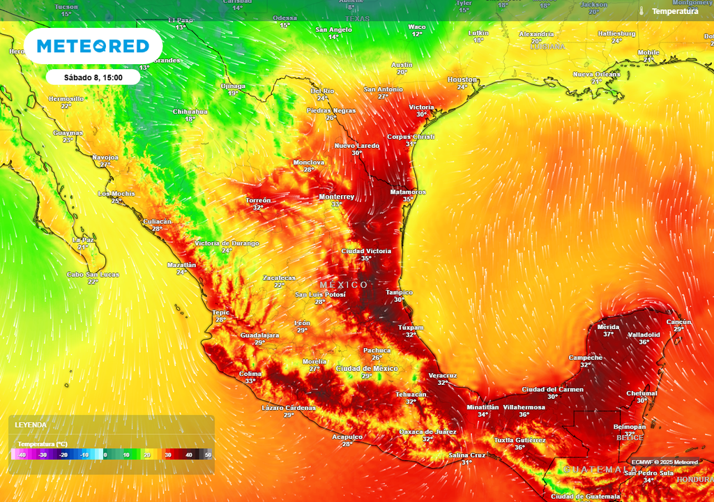 El calorón y frío luchando en México El calorón y frío luchando en México